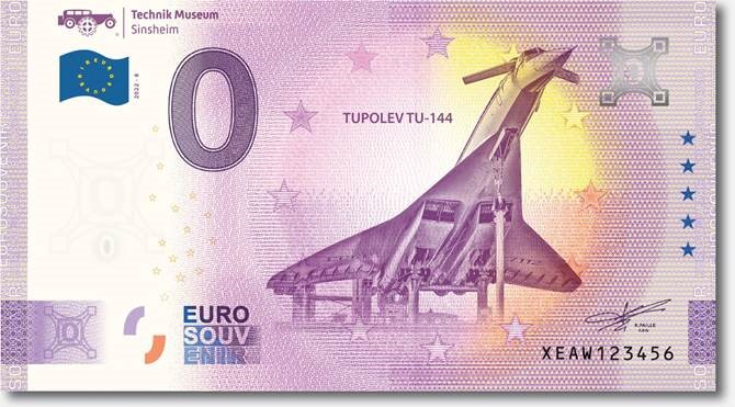 Souvenir 0 Euro Notes