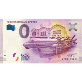2018 GERMANY ZERO 0 EURO UNC > TECHNIK MUSEUM SPEYER 