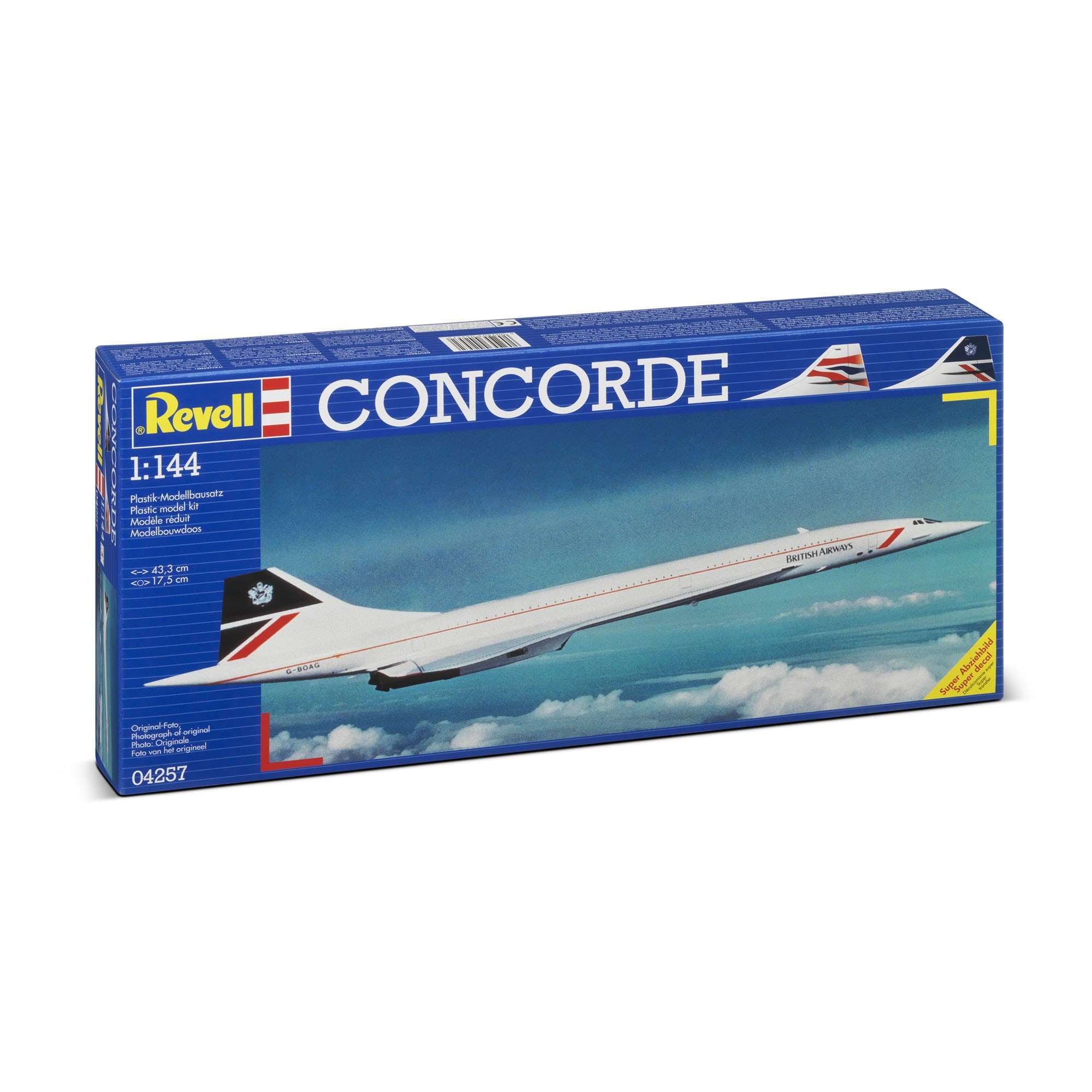 Revell 04257 Modellbausatz - Concorde 1:144