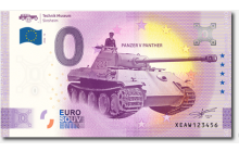 0-Euro Souvenirschein Technik Museum Sinsheim - Panzer V Panther