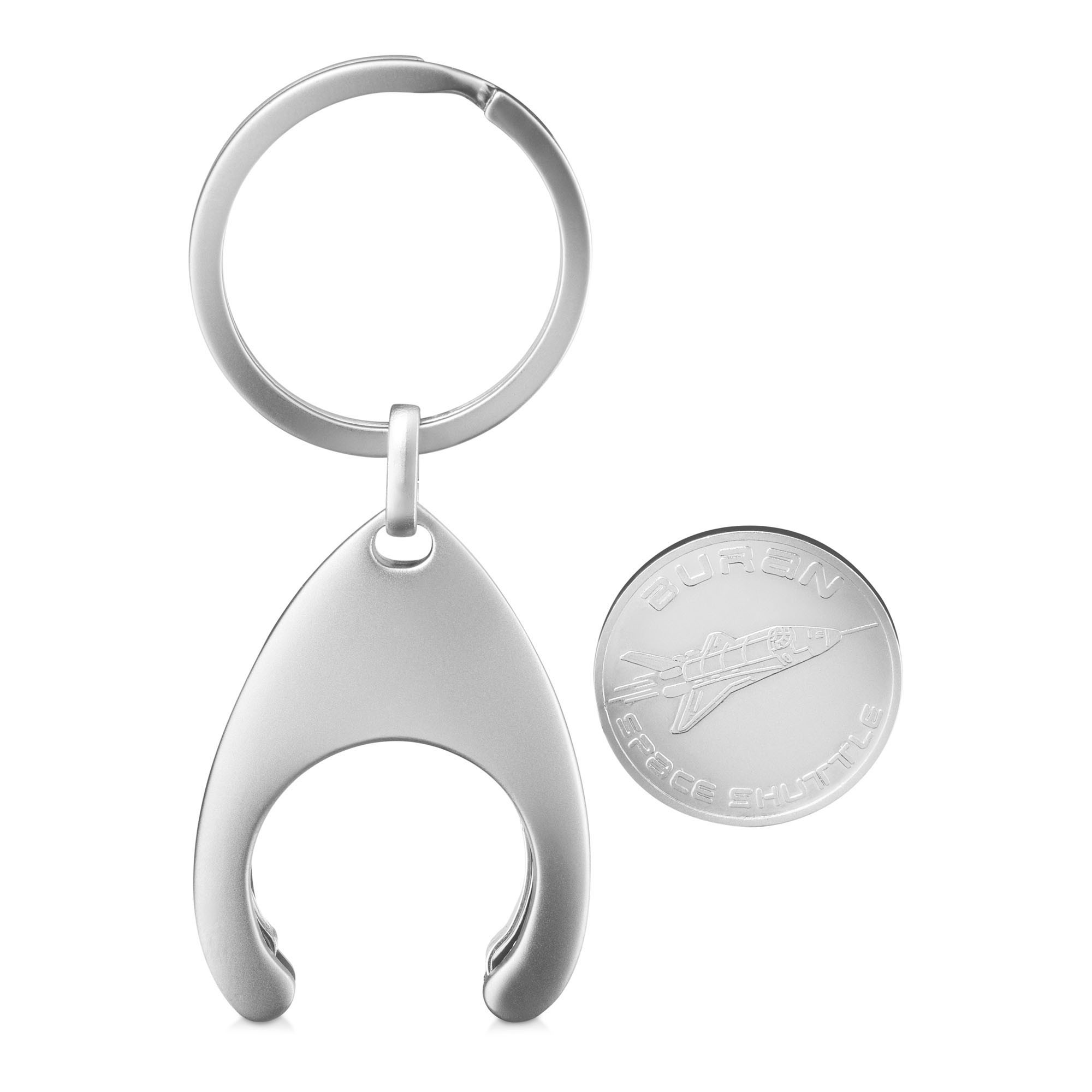 Key ring Buran with trolley coin