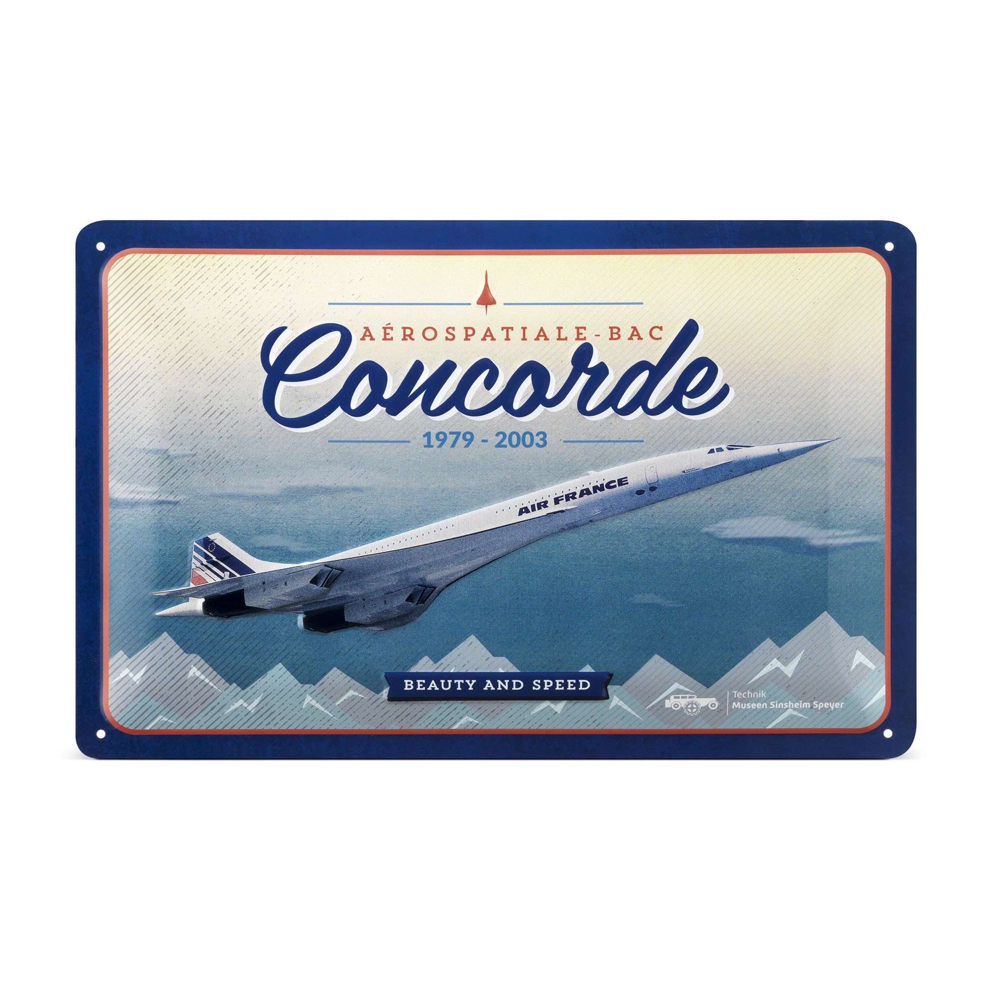 Tin sign - Concorde