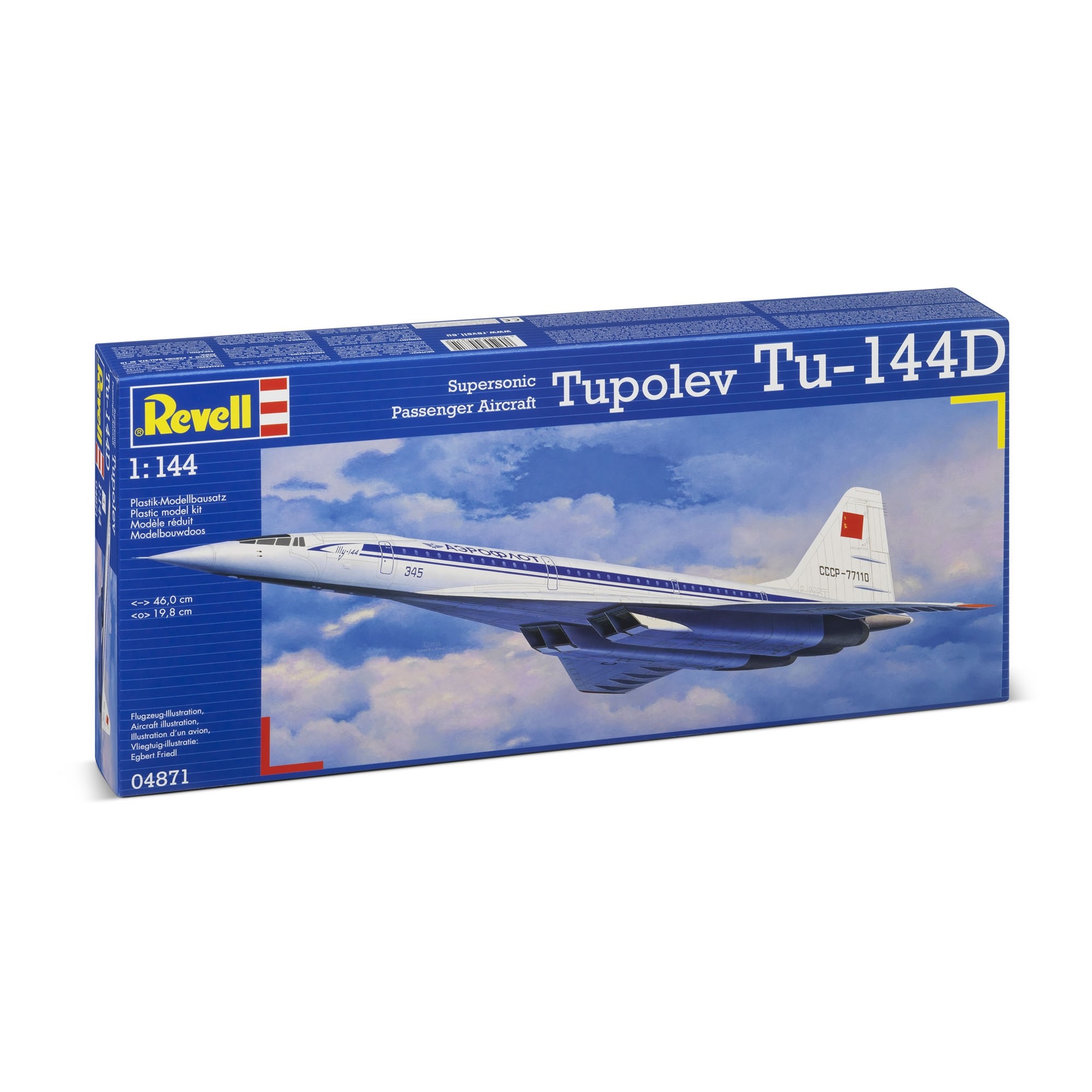 Revell Model Kit - Tupolev TU-144D 1:144