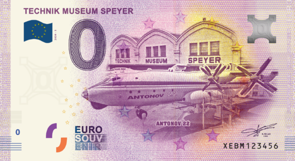 Souvenir 0 Euro Note - Antonov AN22 