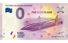 Souvenir 0 Euro Note - Blue Flame